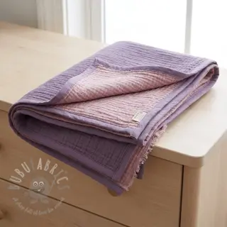 Dvoslojna gaza/muslin DOUBLE FACE lavender