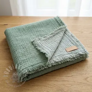 Dvoslojna gaza/muslin DOUBLE FACE light mint