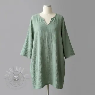 Dvoslojna gaza/muslin DOUBLE FACE light mint