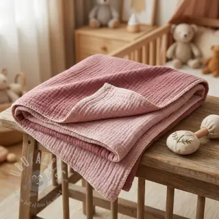 Dvoslojna gaza/muslin DOUBLE FACE lilac