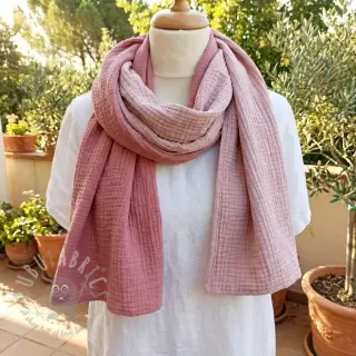 Dvoslojna gaza/muslin DOUBLE FACE lilac