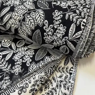 Dekorativno blago jacquard Valerian allover noir