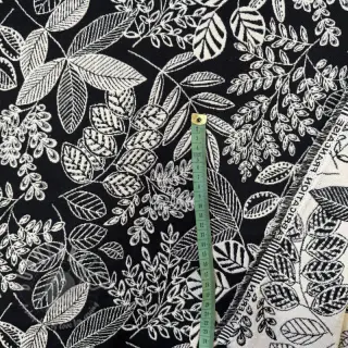 Dekorativno blago jacquard Valerian allover noir