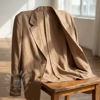 Viskoza z lanom BUBBLY taupe