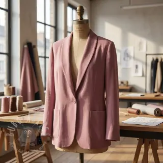 Viskoza z lanom BUBBLY old pink