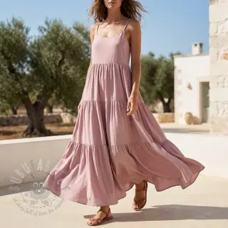 Viskoza z lanom BUBBLY lilac
