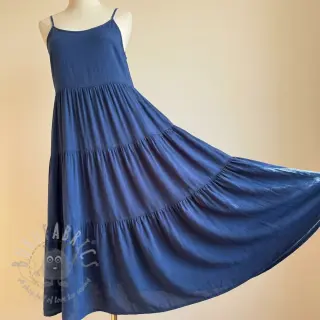 Viskoza z lanom BUBBLY jeans
