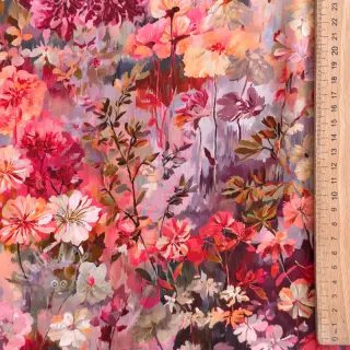 Viskoza RAYON POPLIN Blossoms design A