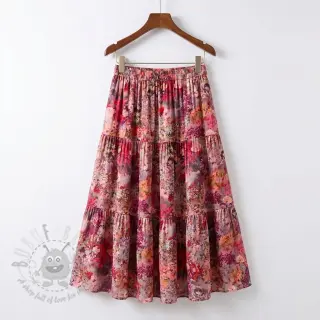 Viskoza RAYON POPLIN Blossoms design A