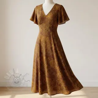 Viskoza RAYON POPLIN Flow design C