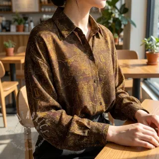 Viskoza RAYON POPLIN Flow design A
