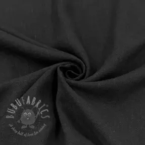 Viskoza z lanom WASHED black