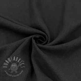 Viskoza z lanom WASHED black