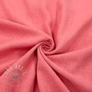 Viskoza z lanom WASHED coral