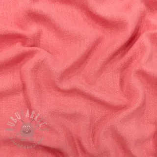 Viskoza z lanom WASHED coral