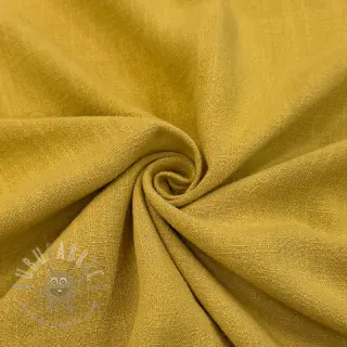Viskoza z lanom WASHED ochre