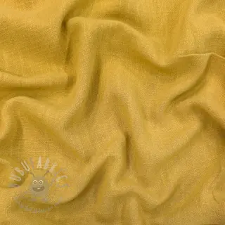 Viskoza z lanom WASHED ochre