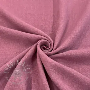 Viskoza z lanom WASHED old pink