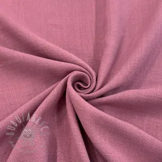 Viskoza z lanom WASHED old pink