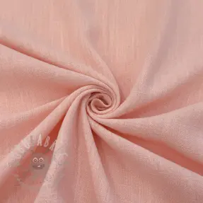 Viskoza z lanom WASHED salmon