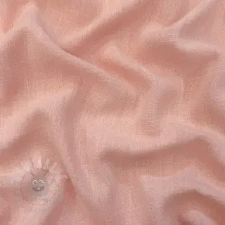 Viskoza z lanom WASHED salmon