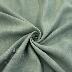 Viskoza z lanom WASHED old green