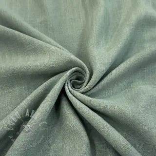 Viskoza z lanom WASHED old green