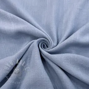 Viskoza z lanom WASHED blue