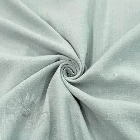 Viskoza z lanom WASHED mint