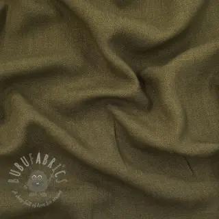 Viskoza z lanom WASHED olive