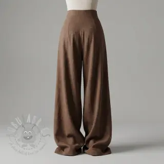 Viskoza z lanom WASHED light brown