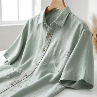 Viskoza z lanom WASHED mint