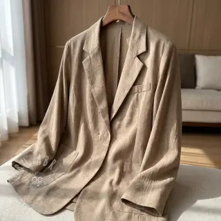 Viskoza z lanom WASHED sand
