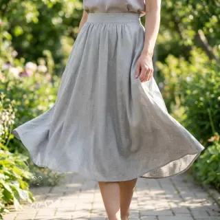 Viskoza z lanom WASHED grey