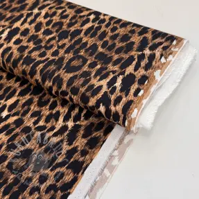 Viskoza RADIANCE Wild skin brown digital print