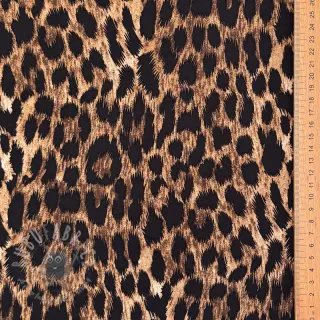 Viskoza RADIANCE Wild skin brown digital print