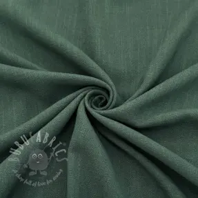 Viskoza z lanom WASHED dark green