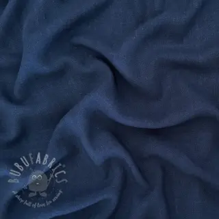 Viskoza z lanom WASHED marine