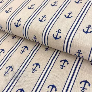 Dekorativno blago Linenlook Stripe Maritime