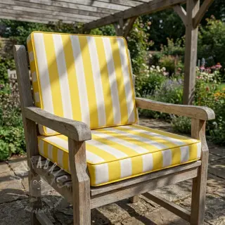 Dekorativno blago OUTDOOR PREMIUM Stripe yellow