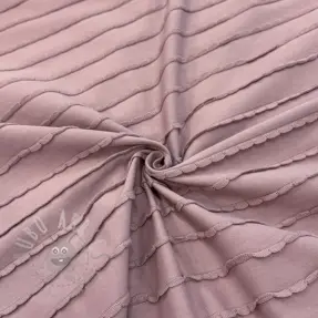 Jersey RUFFLES mauve