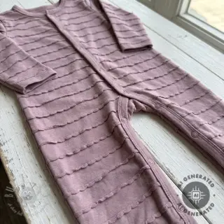 Jersey RUFFLES mauve