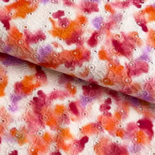 Bombažna tkanina EMBROIDERY Paint brush design A