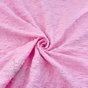 Bombažna tkanina SMOGGED EMBROIDERY light pink