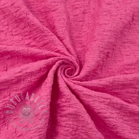 Bombažna tkanina SMOGGED EMBROIDERY fuchsia