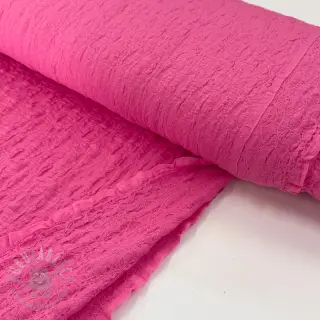 Bombažna tkanina SMOGGED EMBROIDERY fuchsia