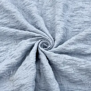 Bombažna tkanina SMOGGED EMBROIDERY baby blue