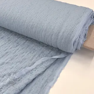 Bombažna tkanina SMOGGED EMBROIDERY baby blue