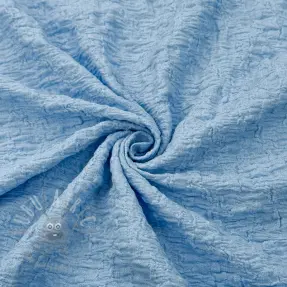 Bombažna tkanina SMOGGED EMBROIDERY light blue