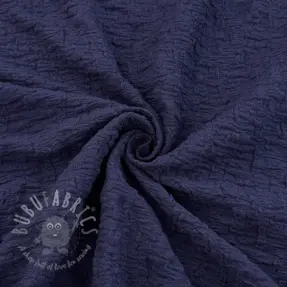 Bombažna tkanina SMOGGED EMBROIDERY navy